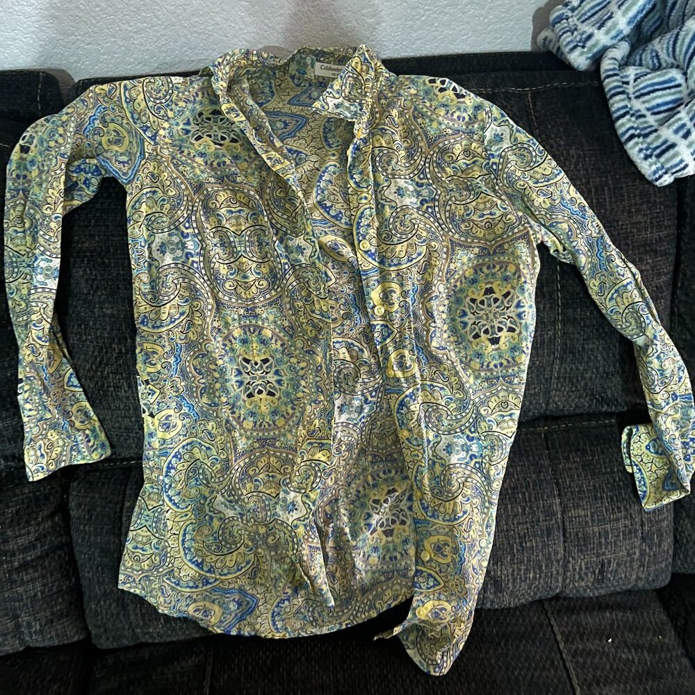 Cold waters Creek button up No iron shirt